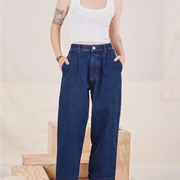 Big Bud Press Dark Denim Trouser Jeans Big Bud Press Denim Trouser